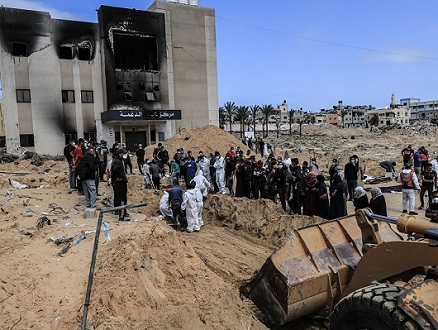 الأمم المتحدة تطلب فتح تحقيق دولي بشأن المقابر الجماعية في مستشفيات غزة