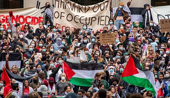 ثورة طُلّاب في 40 جامعة أميركية ضد الاحتلال والحرب على غزة