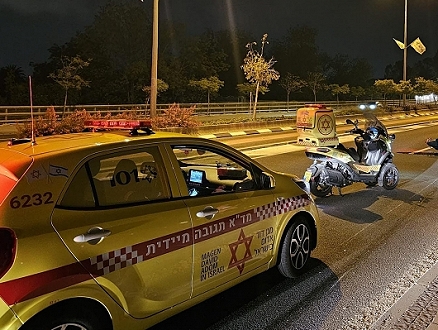إصابة حرجة لسائق دراجة نارية في حادث بمنطقة حيفا