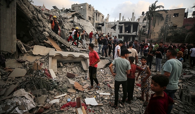 الحرب على غزة: قصف على النصيرات وخانيونس واشتباكات في محور 