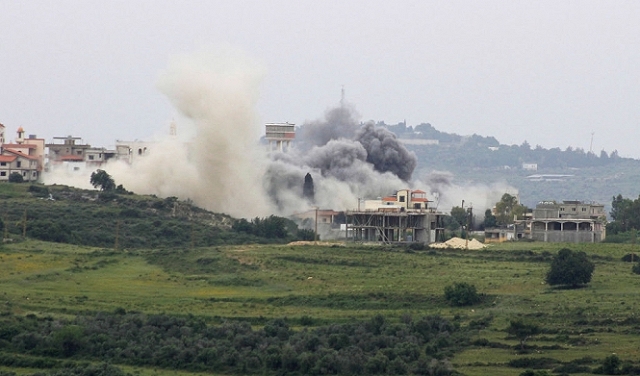 الجيش الإسرائيلي يعلن قصف أهداف ومواقع لحزب الله بجنوب لبنان