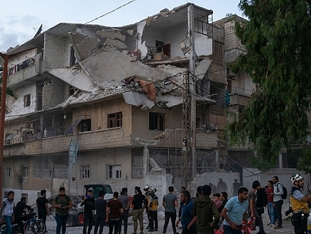 غارات إسرائيلية على مواقع في ريف دمشق