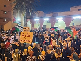 المغرب: مسيرات تضامنية مع الشعب الفلسطيني
