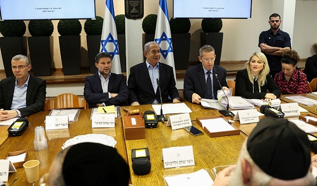 الغالبية العظمى من الوزراء الإسرائيليين يؤيدون 