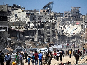الحرب على غزة: غارات عنيفة على القطاع ومعارك ضارية برفح وجباليا
