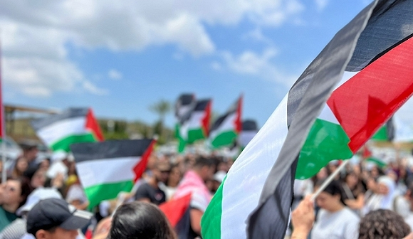 عدالة: الإفراج عن ناشطين من حيفا بعد اعتقالهما لرفعهما العلم الفلسطيني