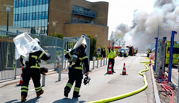حريق ضخم في مكاتب شركة الأدوية الدنماركيّة العملاقة "نوفو نورديسك"