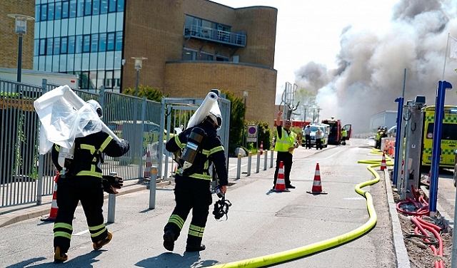 حريق ضخم في مكاتب شركة الأدوية الدنماركيّة العملاقة 