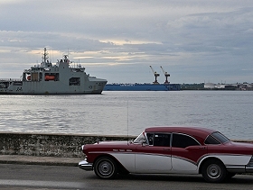 بعد غواصتين روسية وأميركية.. سفينة حربية كندية ترسو في كوبا
