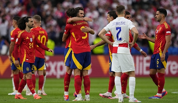 يورو 2024: إسبانيا تلحق الهزيمة بكرواتيا بثلاثية نظيفة