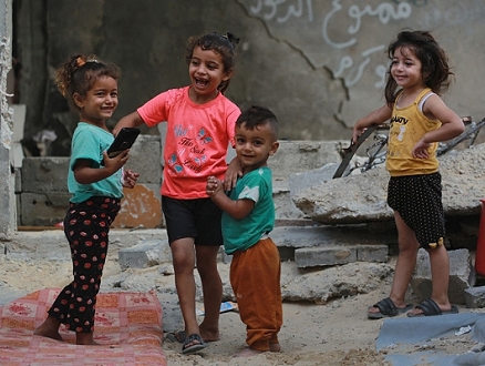 الأنشطة الترفيهية.. نافذة أمل لأطفال غزة النازحين