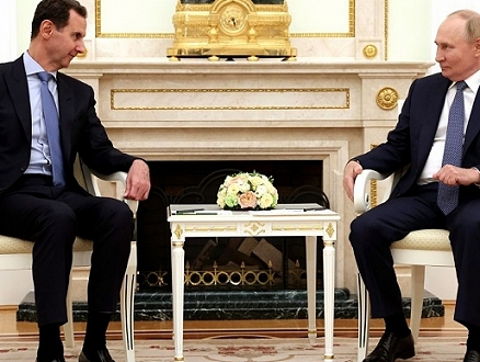 بوتين يبحث مع بشار الأسد في موسكو التصعيد في الشرق الأوسط