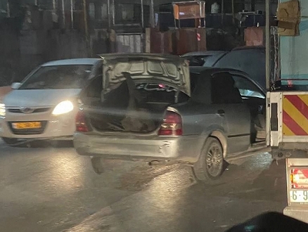 قلقيلية: إصابتان إحداهما خطيرة باستهداف مركبة برصاص الاحتلال