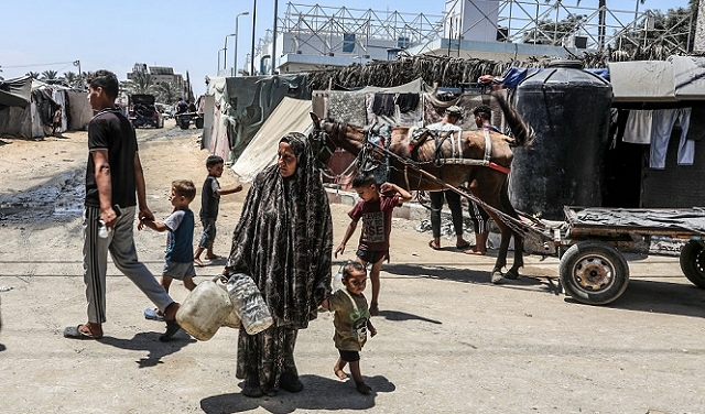 الحرب على القطاع: شهداء ومصابون بقصف مدرستين بمدينة غزة ورشقة صاروخية باتجاه عسقلان 