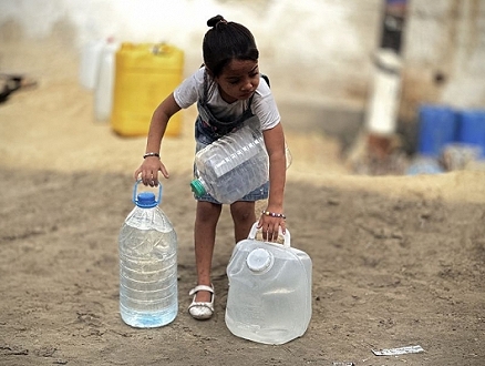 70 بالمئة من آبار خان يونس دمرها الاحتلال والعطش ينهك النازحين