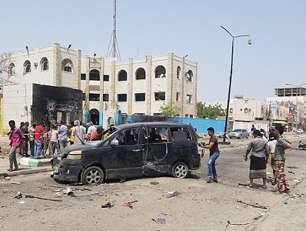 إصابات جراء عدوان أميركي بريطاني على اليمن