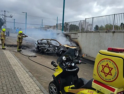 إصابة امرأة بجروح جراء انفجار سيارة مفخخة في اللد