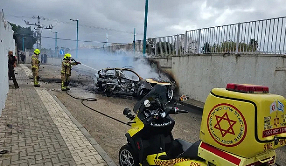 إصابة امرأة بجروح جراء انفجار سيارة مفخخة في اللد