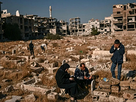 فلسطينيون يستذكرون التعذيب في سجون الأسد على أنقاض مخيم اليرموك